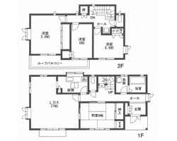 馬場貸家間取り